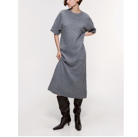 grey wool dress zara | Dresses | Zara Blend Knit may2026